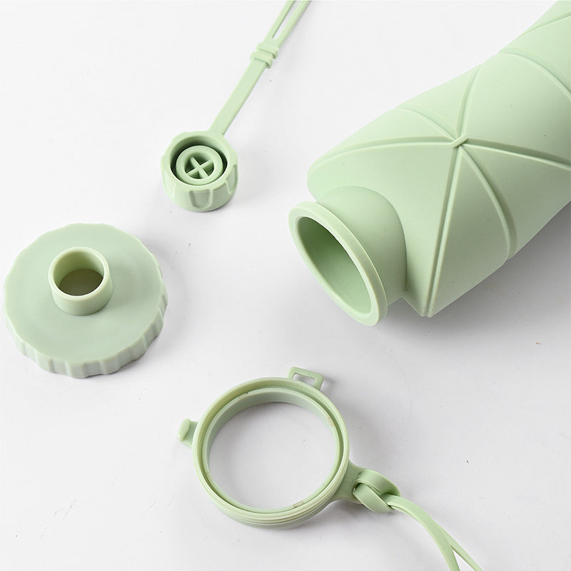 Fold-Away Collapsible Water Bottle